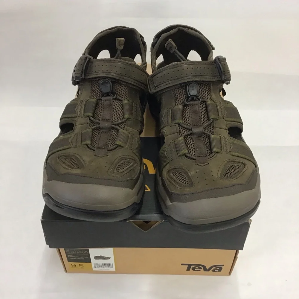 Teva Omnium Sandals Turkish Coffee Mens Size 9.5 Style: 1019179